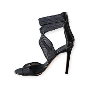 Tania Spinelli heels black Size 36 US 6 open toe stiletto